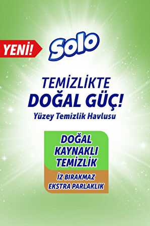 Solo Temizlikte Doğal Güç Beyaz Sabun Ferahlığı Yüzey Temizlik Havlusu 100 Yaprak