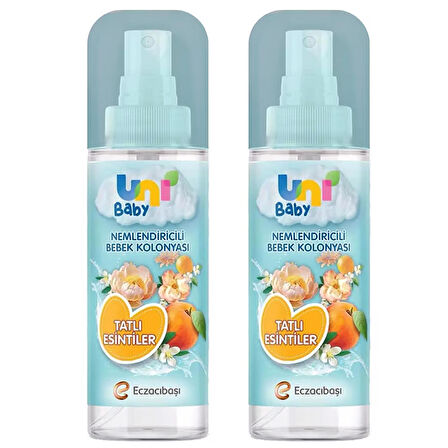 Uni Baby Tatlı Esintiler Nemlendiricili Bebek Kolonyası 150 ml 2 ADET