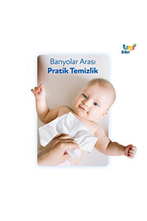 Uni Baby Vücut Temizleme Havlusu Xxl 3'lü 150 Yaprak