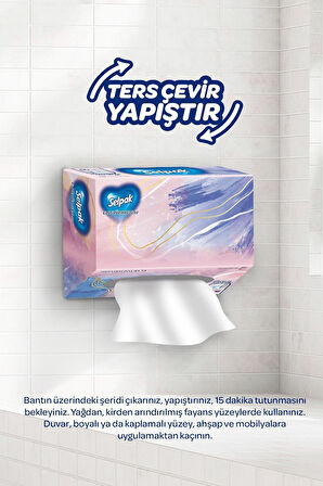 ® El Ve Yüz Havlusu 5'li 400 Yaprak Kutulu