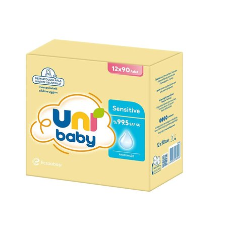 Uni Baby Sensitive Islak Mendil 12X90 Adet