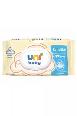 Uni Baby Sensitive Parfümsüz Islak Mendil, 90 Adet - 2 Adet