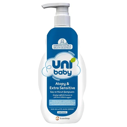 Uni Baby Ekstra Sensitive&Atopi Şampuan 500 ml
