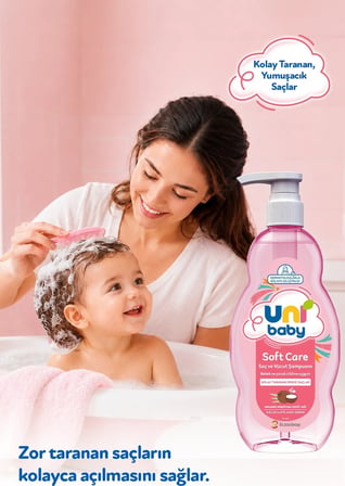 Soft Care Organik Hindistan Cevizi Yağlı Saç ve Vücut Şampuanı 700 ml