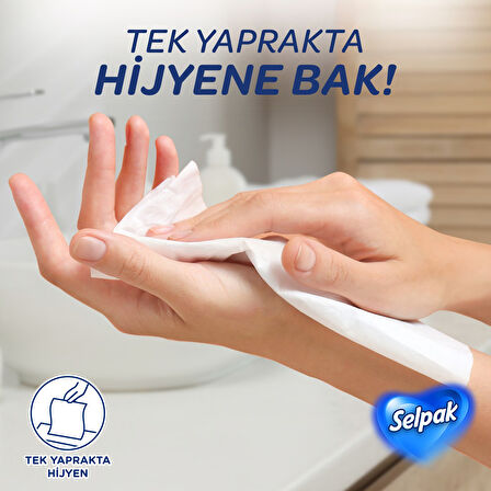 Selpak V Katlama Kağıt Havlu 6 Paket 600 Yaprak 3 Katlı Ev ve Endüstriyel Kullanıma Uygun