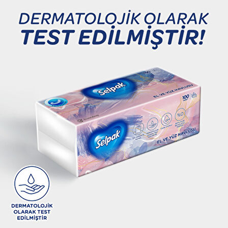 Selpak El ve Yüz Havlusu 12 Paket 12 Rulo 2 Katlı 100 Yaprak Ev ve Endüstriyel Kullanıma Uygun