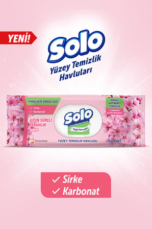 Temizlikte Doğal Güç Sakura Yüzey Temizlik Havlusu 4'lü 400 Yaprak