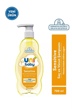 Uni Baby Sensitive Saç ve Vücut Şampuanı 700 mL