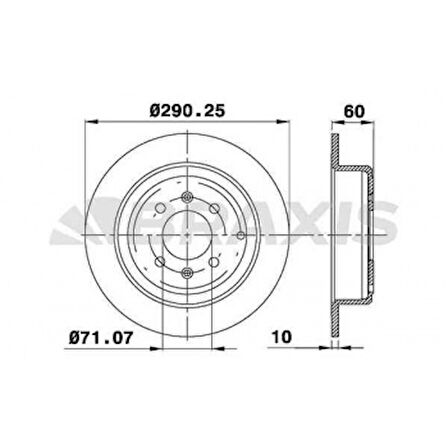 Psa Arka Fren Disk Aynası P406 1.6 1.8 16v 1.9 1.9td 2.0 16v 2.0t 2.1td 95> Coupe 2.0 Coupe 3.0 V6 97 - Braxıs Ae0165