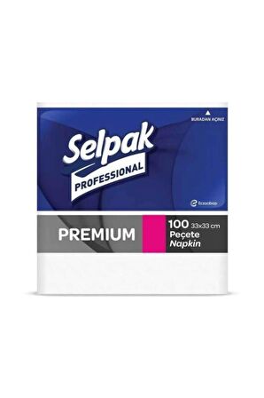 Selpak Prof.Premium Peçete 33*33 Napkin - 100lü