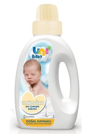 Uni Baby Yenidoğan Sıvı Çamaşır Sabunu 1000 Ml x 3 Adet