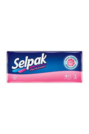 Selpak Çiçek Kokulu Mendil 10 x 10 Paket (100 Adet)