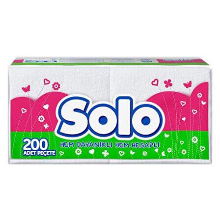 Solo Peçete 200-lü (2'li)