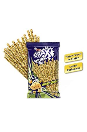 Crax Patlayan Lezzet Peynirli Soğanlı Çubuk Kraker 50 g x 20 Adet