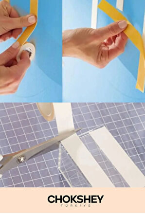 Uzun Ömürlü Süngerli Ultra Yapışkan İç Dış Mekan Çok Amaçlı Çift Taraflı Köpük Bant 18mmx2m 1 Adet