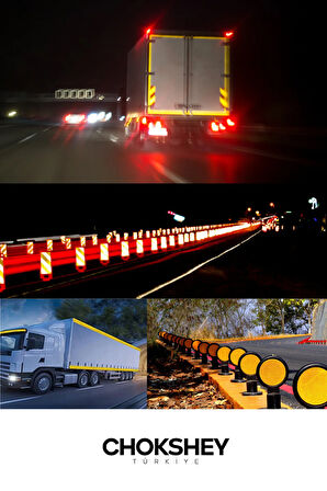 Reflektör Bant Sarı Reflektif Bant İkaz Band 50mmx5mt 1 Adet