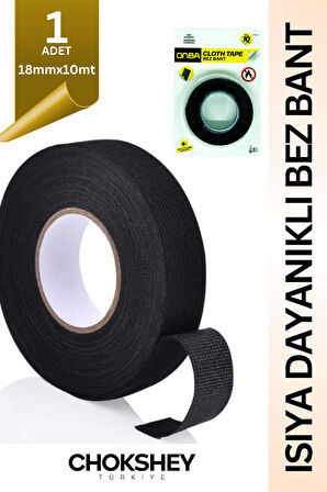 Bez Bant Isıya Dayanıklı Aşınma Direnci Kalıntı Bırakmayan Alev Yalıtım Bant 10mt 1 Adet