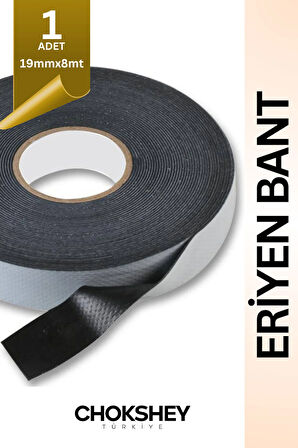 Eriyen Bant Su Altı ve Nemli Ortamlar İçin Yalıtım ve Sızdırmazlık Bandı 19mmx8mt - 1 Adet
