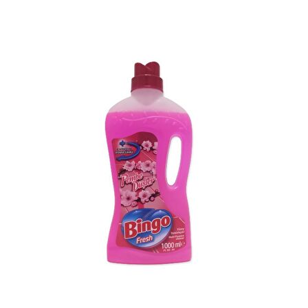 Bingo Fresh Pembe Düşler Çiçek Granit Sıvı Yüzey Temizleyici 1 lt 