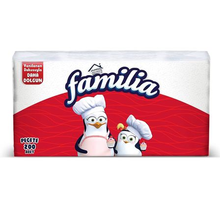 Familia Peçete 200 lü x 8 Adet (1600 Yaprak)