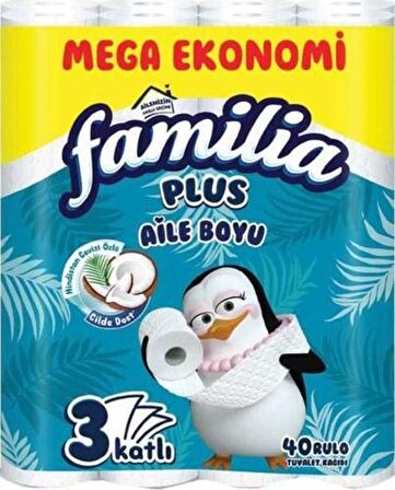 Familia Plus Aile Boyu 3 Katlı 40'lı Tuvalet Kağıdı