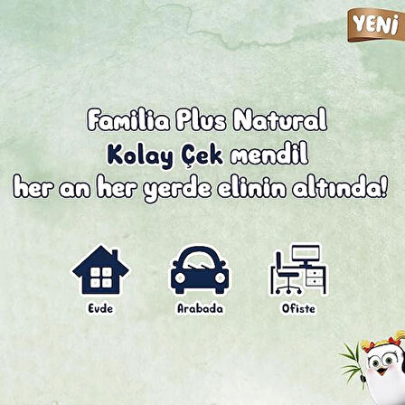 Familia Plus Natural Çek Al Mendil 150'li 18 Adet