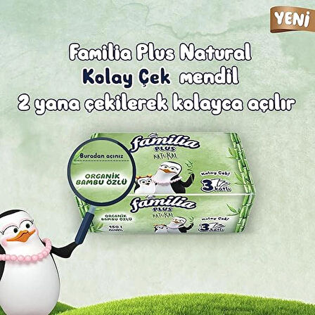 Familia Plus Natural Çek Al Mendil 150'li 18 Adet