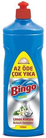 Bingo Limonlu Sıvı Elde Yıkama Deterjanı 730 gr 