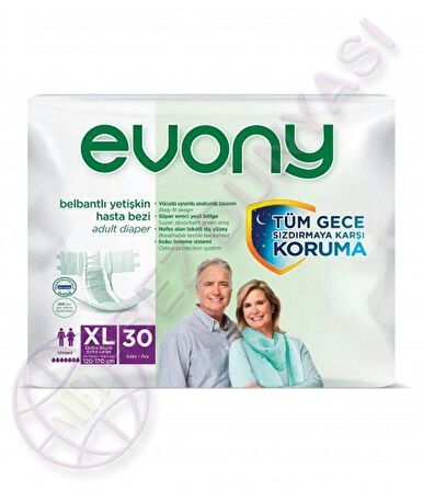 EVONY BELBANTLI HASTA BEZİ  XLARGE 120 ADET