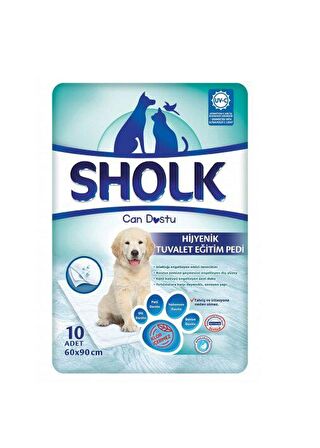 Sholk Hipoalerjenik Köpek Çiş Eğitim Pedi 60x90 Cm 10 lu