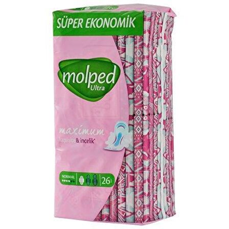 Molped Ultra Normal 26 Adet Süper Ekonomik Paket Hijyenik Ped