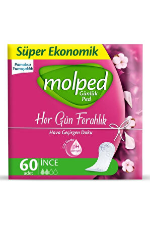 Marka: Süper Ekonomik Günlük Ped Her Gün Ferahlık 60'lı Kategori: Günlük Ped