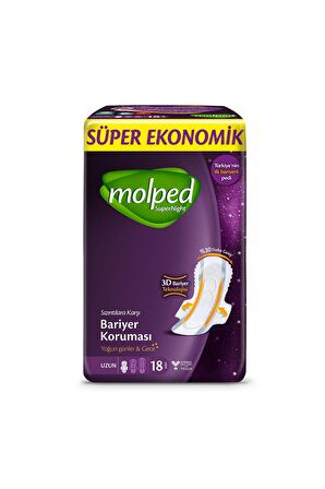 Molped Süper Night Süper Ekonomik Uzun 18li 1 Adet