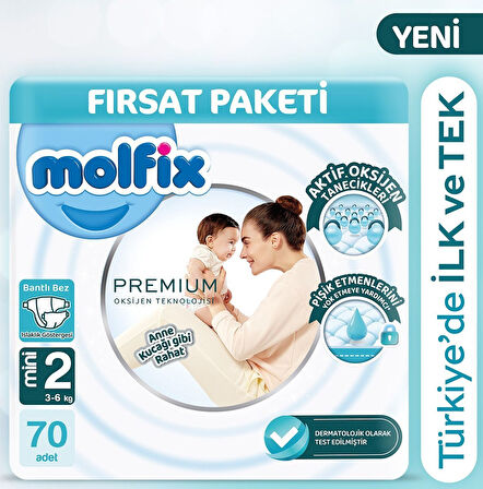 Molfix Premium Fırsat Paketi 2 No 70 li