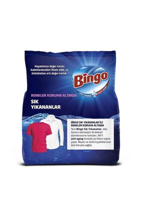 Bingo Matik Parfümlü Beyazlar ve Renkliler İçin Toz Çamaşır Deterjanı 9 kg 60 Yıkama