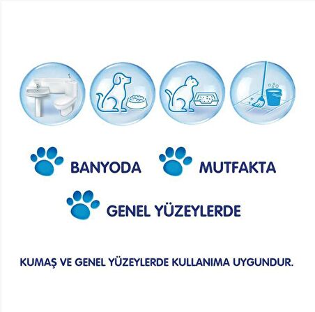 Sholk Evcil Hayvan Leke ve Koku Giderici Oksijenlı Çamaşır Suyu 750 Ml (3 ADET)