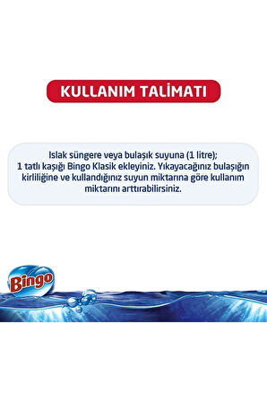 Bingo Bulaşık Sıvısı 4 Litre Limon Kokulu Elde Yıkama