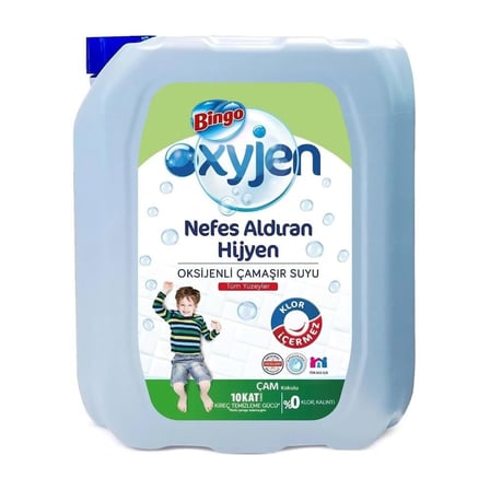 Bingo Oksijenli Çamaşır Suyu Okaliptus ve Çam Kokulu 4 Lt 2'li