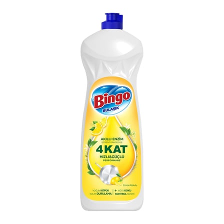 Bingo Bulaşık Deterjanı Sensitive ve Limon 650ml x 4 Adet