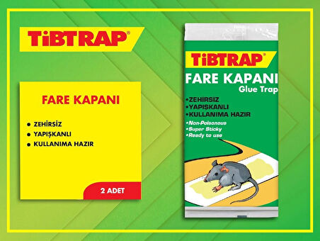 TİBTRAP ZEHİRSİZ FARE KAPANI 