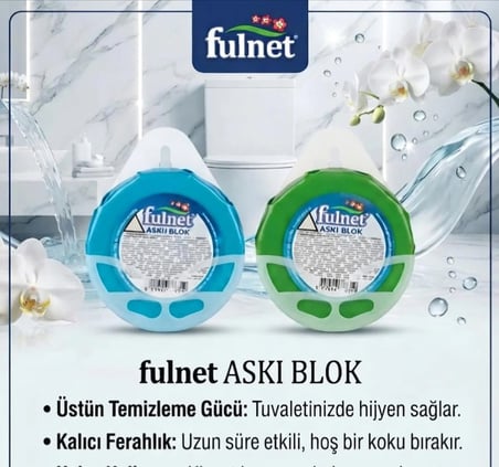 Askılı Blok Tuvalet Koku Giderici 2'li Paket