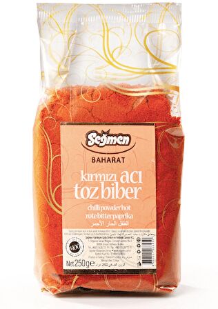 Seğmen Kırmızı Acı Toz Biber Poşet 250g