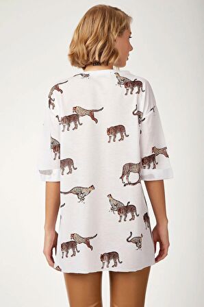 Gabria Kaplan Baskılı T-shirt
