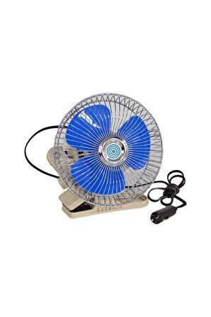 12v Oto Vantilatör 6 Inç Mandallı
