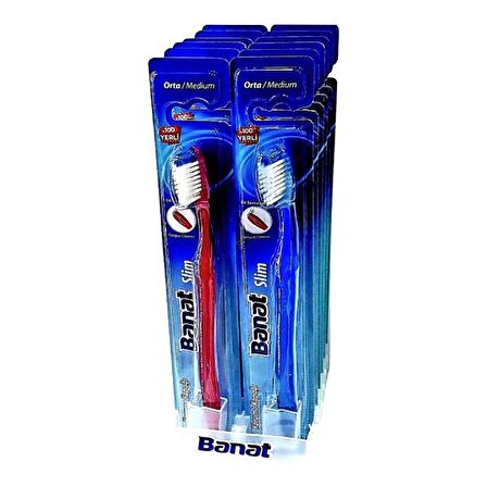 Banat Slim Yetişkin Orta Boy Diş Fırcası
