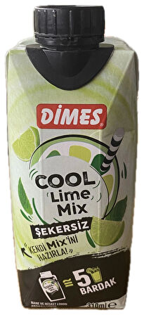 DİMES COOL LİME MİX ŞEKERSİZ NANE MİSKET LİMON 310ML