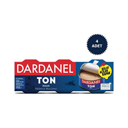 Dardanel Ayçiçek Yağlı Ton Balığı 3X75G 4'li