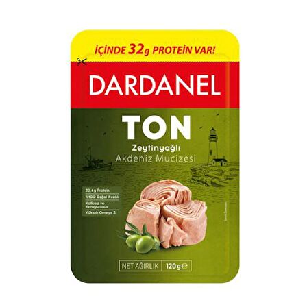 Dardanel Zeytinyağlı Ton Balığı Poşet 80 Gr. EMH