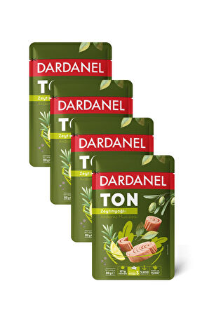 Dardanel Zeytinyağlı Ton Balığı Poşet 80 gr x 4 Adet