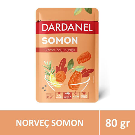 Dardanel Zeytinyağlı Somon Poşet 80 gr